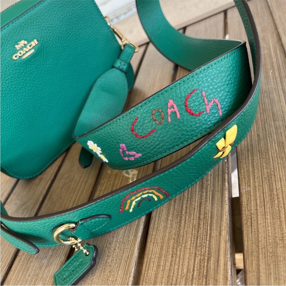Coach Green Crossbody Bag - Picture 2 of 12